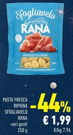 Conad Margherita Pasta fresca ripiena SFOGLIAVELO RANA vari gusti offerta