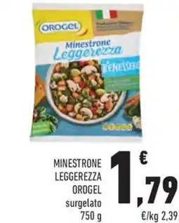 Conad Margherita Minestrone Leggerezza OROGEL surgelato offerta