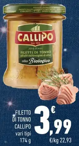 Conad Margherita Filetto di tonno CALLIPO vari tipi offerta
