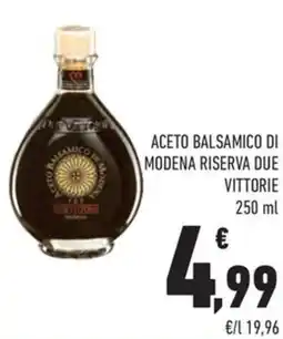 Conad Margherita Aceto balsamico di modena riserva due VITTORIE offerta