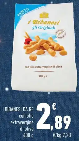Conad Margherita I BIBANESI DA RE con olio extra vergine di oliva offerta