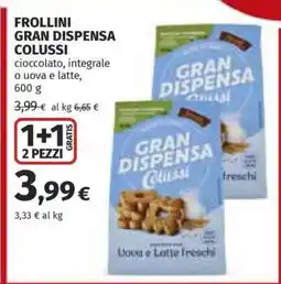 Coop Frollini Gran Dispensa Colussi offerta