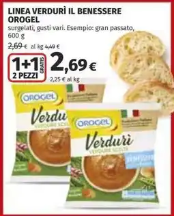 Coop LINEA VERDURÌ IL BENESSERE OROGEL offerta