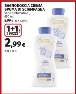 Coop BAGNODOCCIA CREMA SPUMA DI SCIAMPAGNA offerta