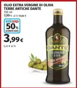 Coop Olio Extra Vergine di Oliva Terre Antiche Dante offerta