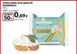 Coop Stracchino Alta Qualità Granarolo offerta