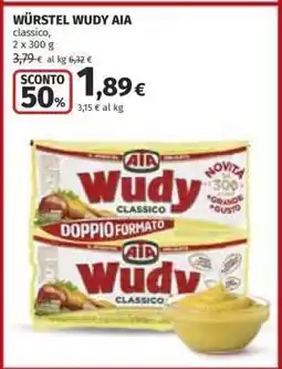 Coop WÜRSTEL WUDY AIA offerta