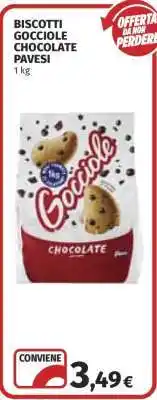 Coop Biscotti Gocciole Chocolate Pavesi offerta