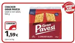 Coop Cracker Gran Pavesi offerta
