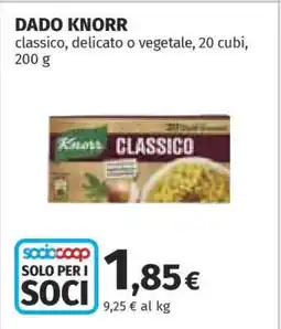 Coop DADO KNORR offerta