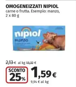Coop OMOGENEIZZATI NIPIOL offerta