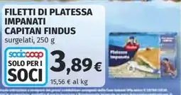 Coop FILETTI DI PLATESSA IMPANATI CAPITAN FINDUS offerta