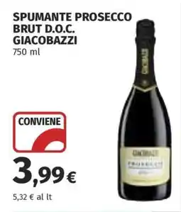 Coop SPUMANTE PROSECCO BRUT D.O.C. GIACOBAZZI offerta
