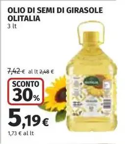 Coop Olio di Semi di Girasole Olitalia offerta