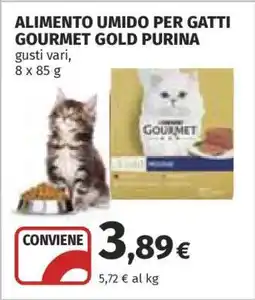 Coop Alimento umido per gatti Gourmet Gold Purina offerta