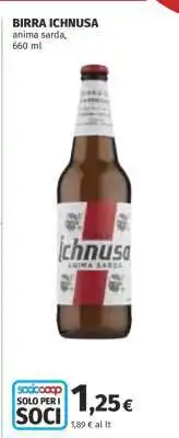 Coop BIRRA ICHNUSA offerta
