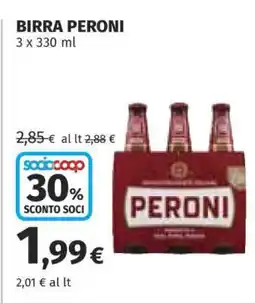 Coop Birra Peroni offerta