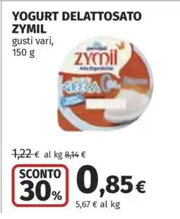 Coop YOGURT DELATTOSATO ZYMIL offerta