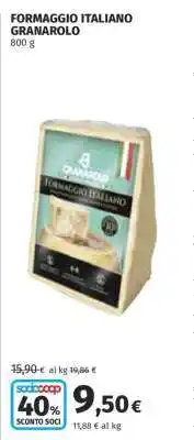 Coop FORMAGGIO ITALIANO GRANAROLO offerta