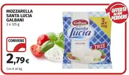 Coop MOZZARELLA SANTA LUCIA GALBANI offerta