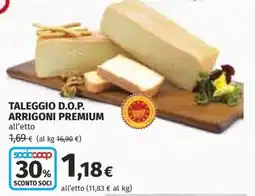 Coop Taleggio D.O.P. Arrigoni Premium offerta