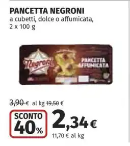 Coop Pancetta Negroni offerta