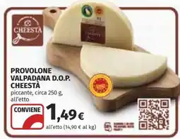 Coop PROVOLONE VALPADANA D.O.P. CHEESTÀ offerta