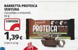 Coop BARRETTA PROTEICA VENTURA offerta