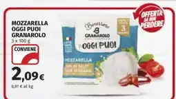 Coop MOZZARELLA OGGI PUOI GRANAROLO offerta