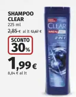 Coop SHAMPOO CLEAR offerta