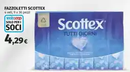 Coop FAZZOLETTI SCOTTEX offerta