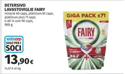 Coop DETERSIVO LAVASTOVIGLIE FAIRY offerta