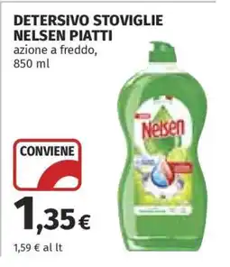 Coop DETERSIVO STOVIGLIE NELSEN PIATTI offerta