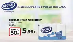 Coop Carta Igienica Maxi Nicky offerta