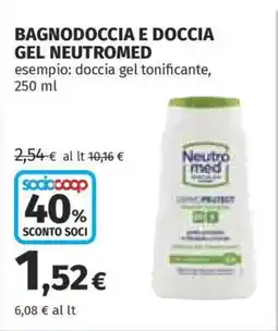 Coop BAGNODOCCIA E DOCCIA GEL NEUTROMED offerta