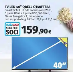 Coop TV LED 40” QBELL QT40FTF8A offerta