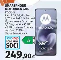 Coop SMARTPHONE MOTOROLA G86 256GB offerta