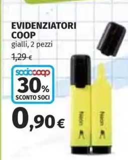 Coop Evidenziatori COOP offerta