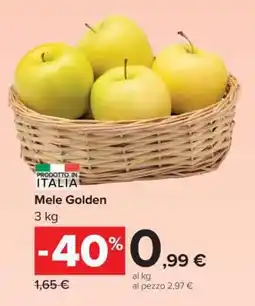 Carrefour Mele Golden offerta