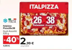 Carrefour Italpizza Pizza26x38 offerta