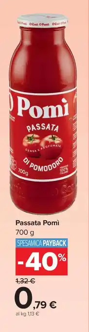 Carrefour Passata Pomì offerta