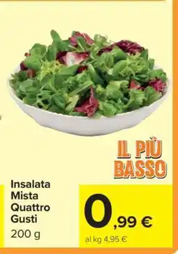 Carrefour Insalata Mista Quattro Gusti offerta