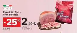 Carrefour Prosciutto Cotto Gran Biscotto offerta