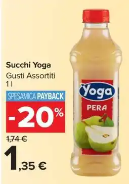 Carrefour Succhi Yoga offerta