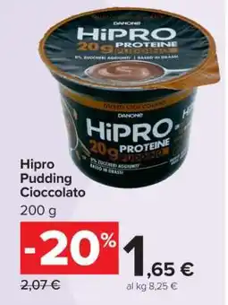 Carrefour Hipro Pudding Cioccolato offerta
