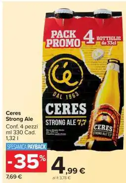 Carrefour Ceres Strong Ale offerta