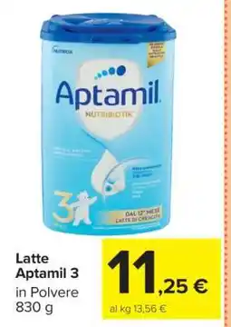 Carrefour Latte Aptamil 3 in Polvere 830 g offerta