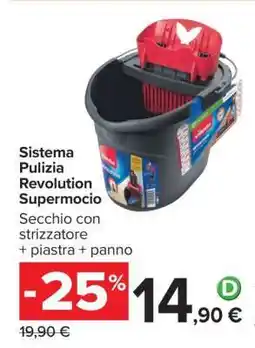 Carrefour Sistema Pulizia Revolution Supermocio offerta
