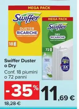 Carrefour Swiffer Duster o Dry offerta