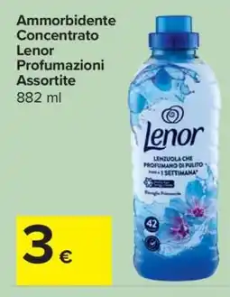 Carrefour Ammorbidente Concentrato Lenor Profumazioni Assortite offerta